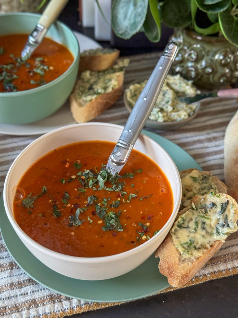 tomatensoep met oregano