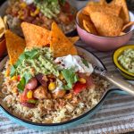 Mexicaanse kip met rijst en bonen