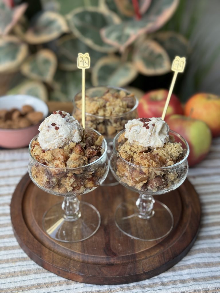 appel crumble met kruidnoten