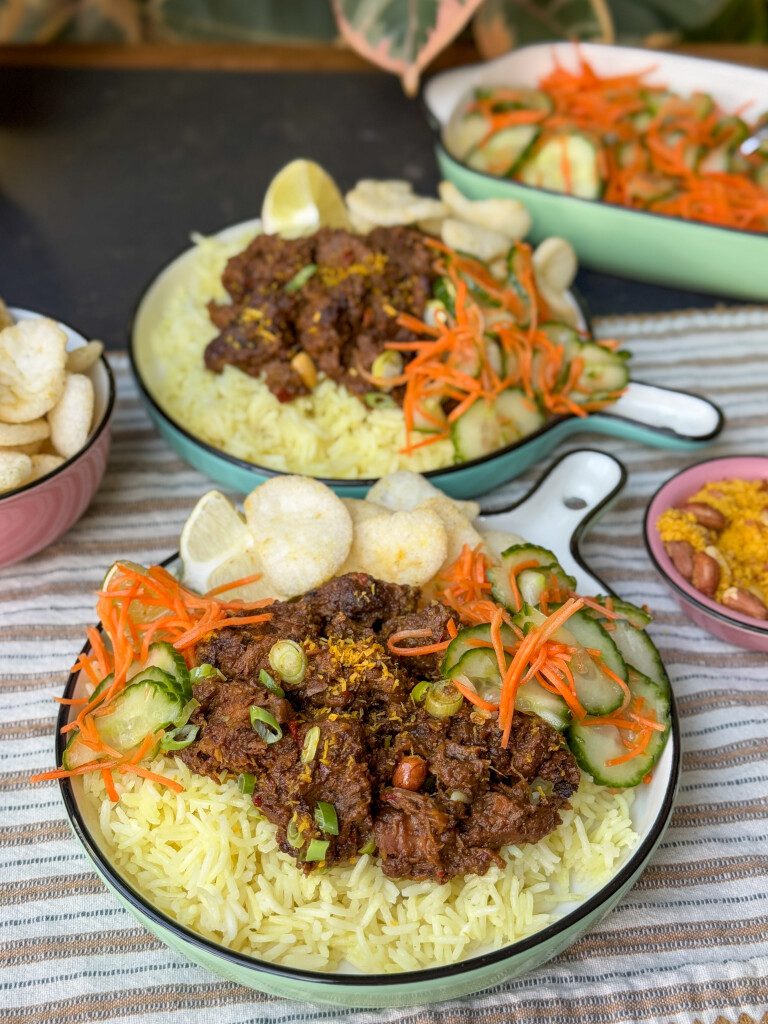 Indonesisch stoofvlees rendang