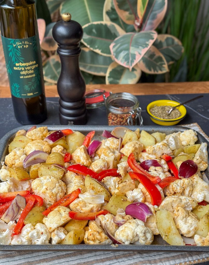 Traybake met bloemkool – gezond en snel uit de oven