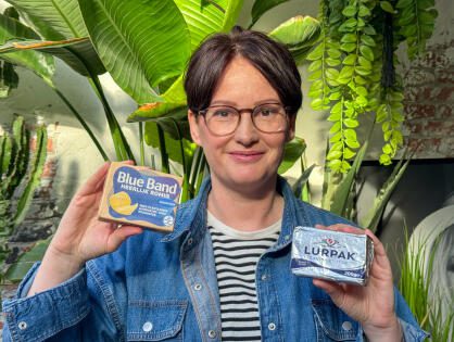 wat is het verschil tussen roomboter, magarine en plantaardige roomboter van Blue Band
