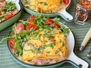 Lasagne met witlof, ham en bechamelsaus – romige ovenschotel uit de oven