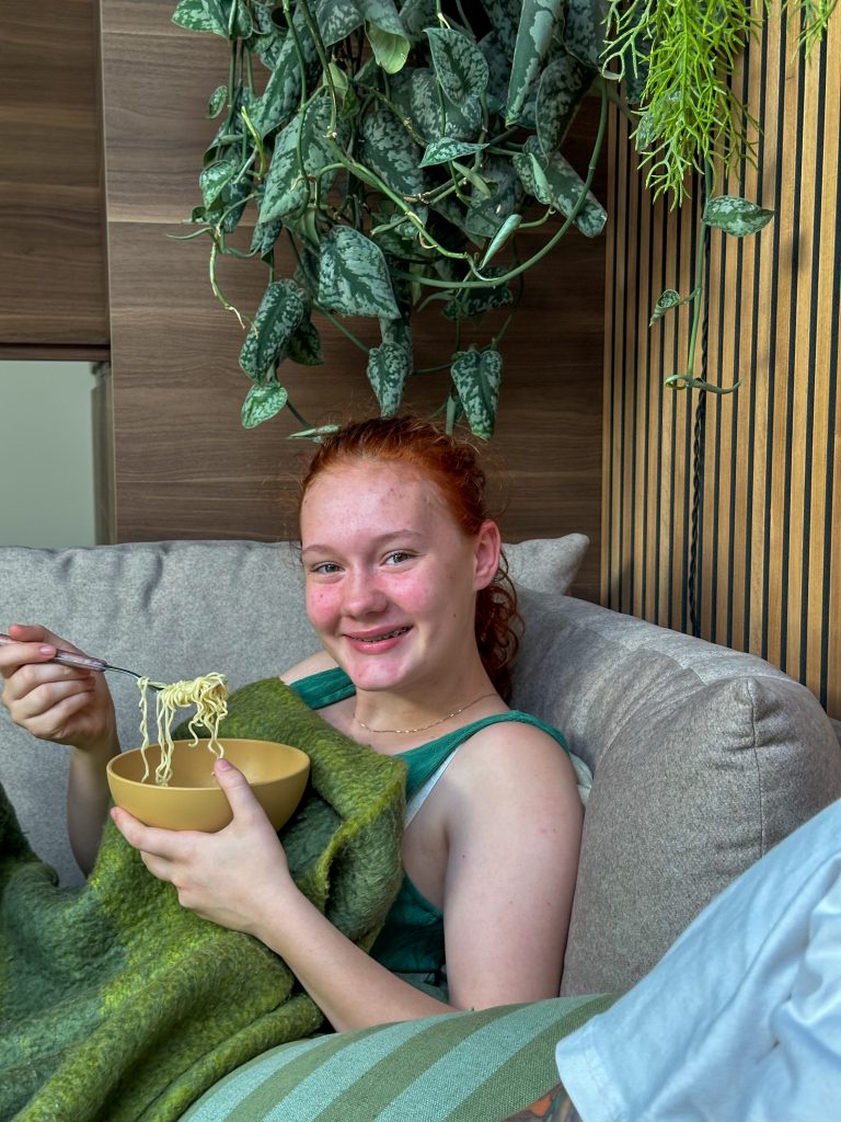 Thuis bij familie over de kook: week 33