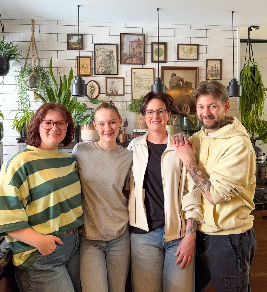 familie over de kook