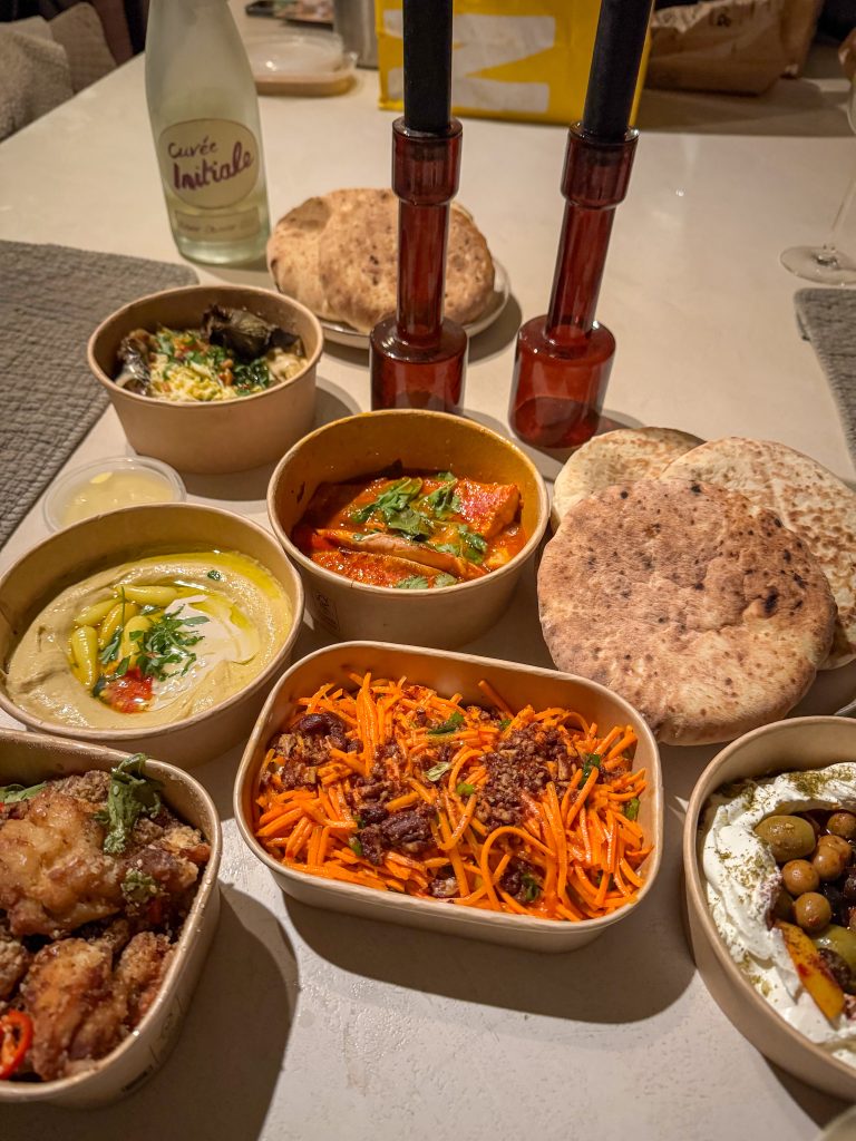 Libanees avondeten op tafel