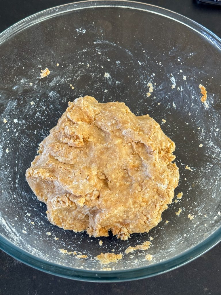 Het tiramisu mengsel als stevige deegbal