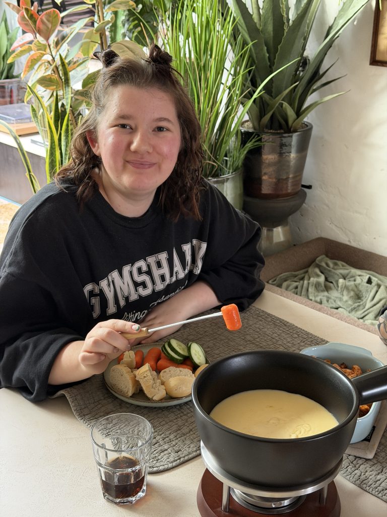 Beaudine kaasfondue als verjaardag lunch