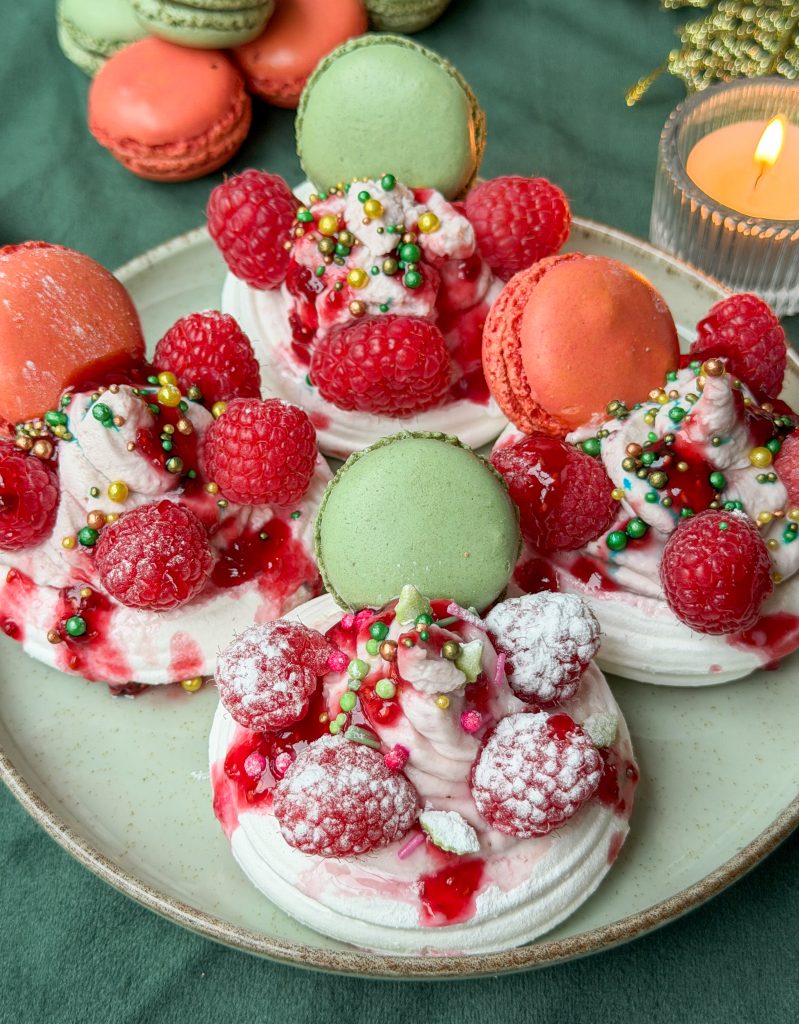 pavlova met frambozen, Kerst recept uit weekmenu 52 