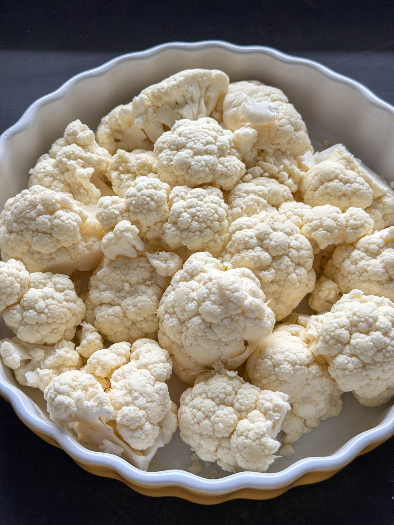 bloemkool roosjes in ovenschaal